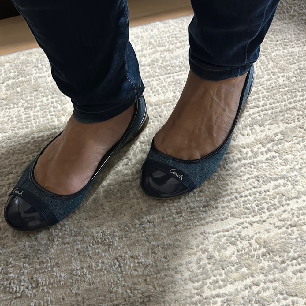 Coach Women's Blue Flats